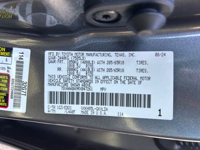 2024 Toyota SEQUOIA 4WD TRD Pro