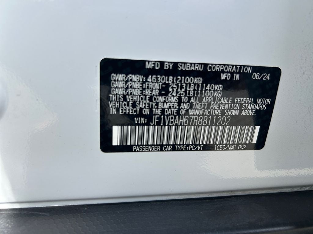 2024 Subaru WRX Premium