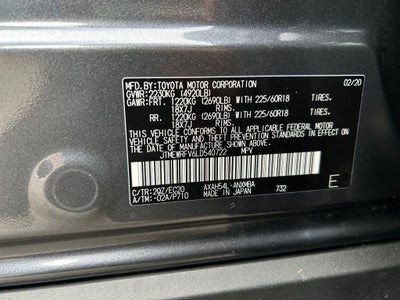 2020 Toyota RAV4 HYBRID XSE