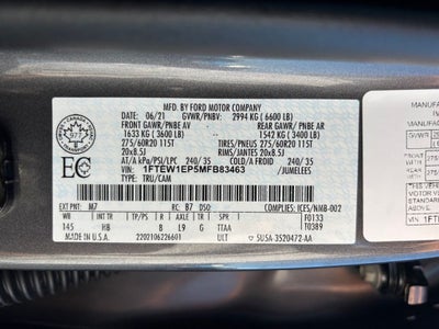 2021 Ford F-150 Lariat