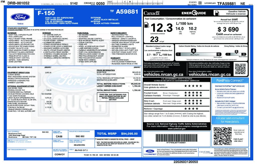 2026 Ford F-150 Lariat