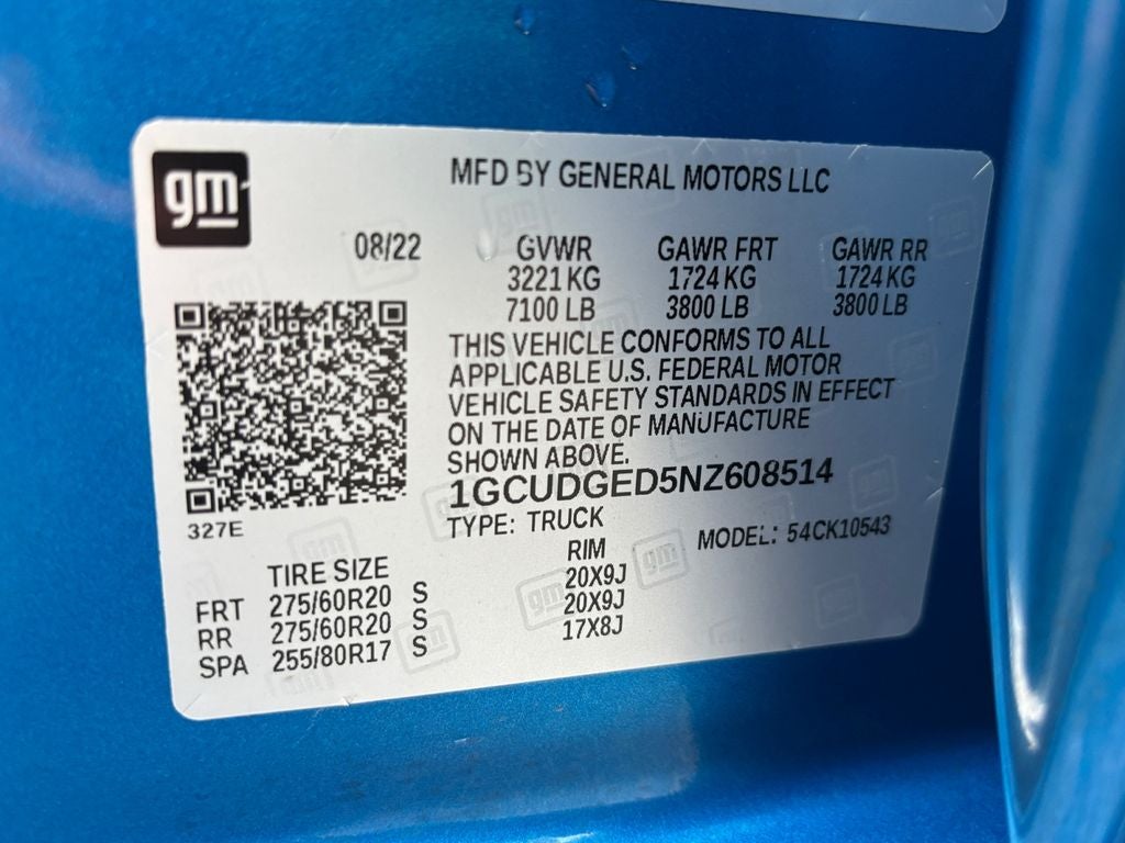 2022 Chevrolet Silverado 1500 LTZ