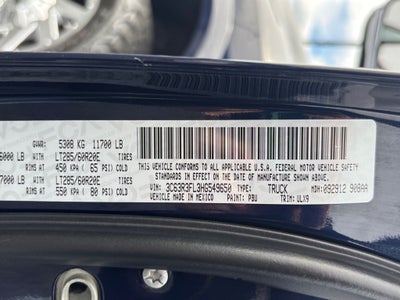 2017 RAM 3500 Laramie Longhorn