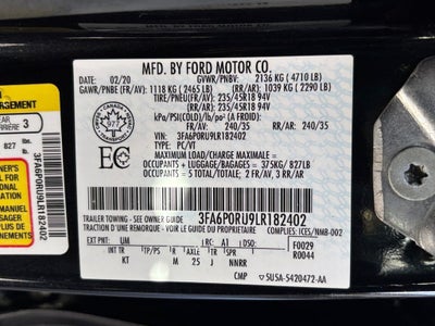 2020 Ford Fusion Hybrid Titanium