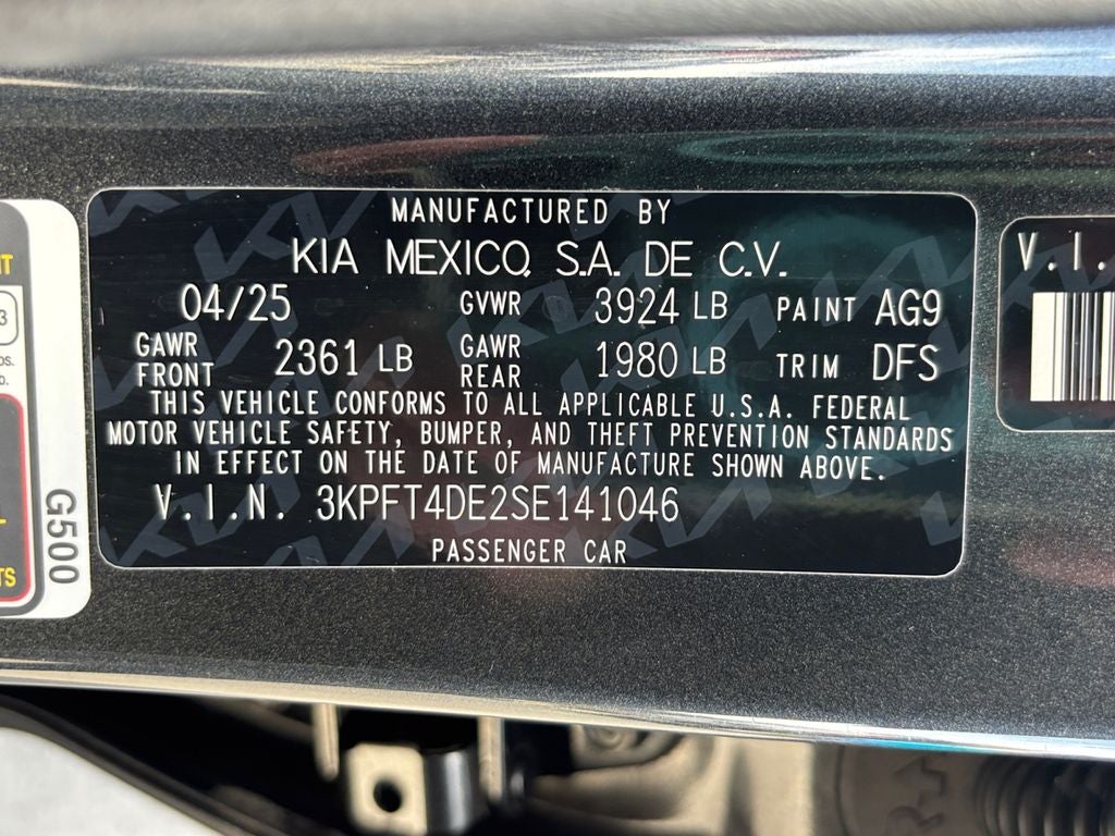 2025 Kia K4 LXS