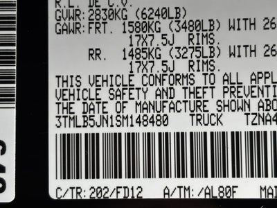 2025 Toyota Tacoma Base