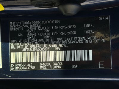 2014 Toyota 4Runner Limited