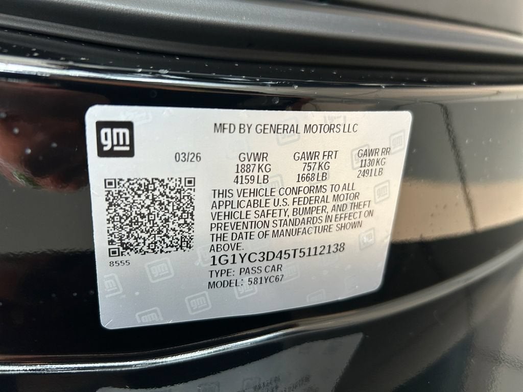 2026 Chevrolet Corvette Stingray 3LT