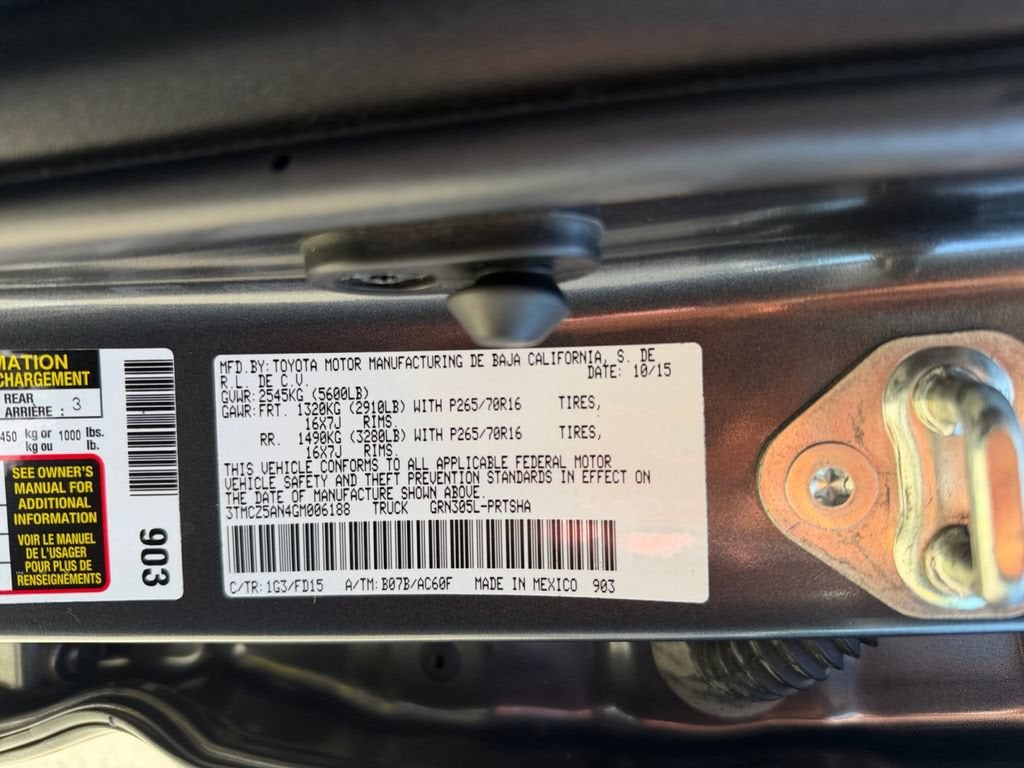 2016 Toyota Tacoma TRD Off Road