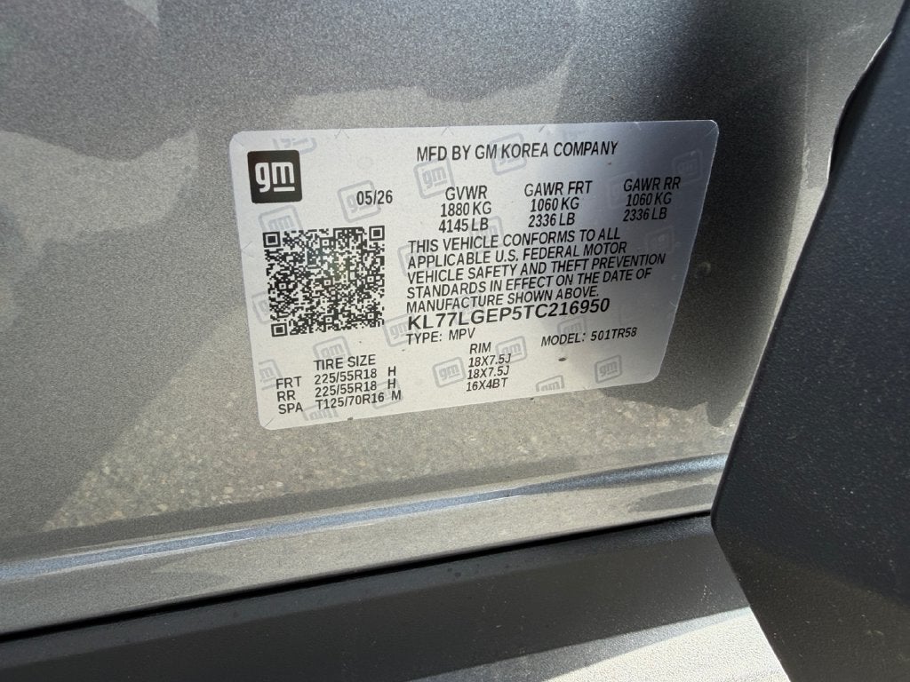 2026 Chevrolet Trax 1RS